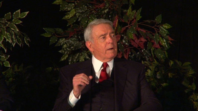Dan Rather at the  Henry Ford Museum 