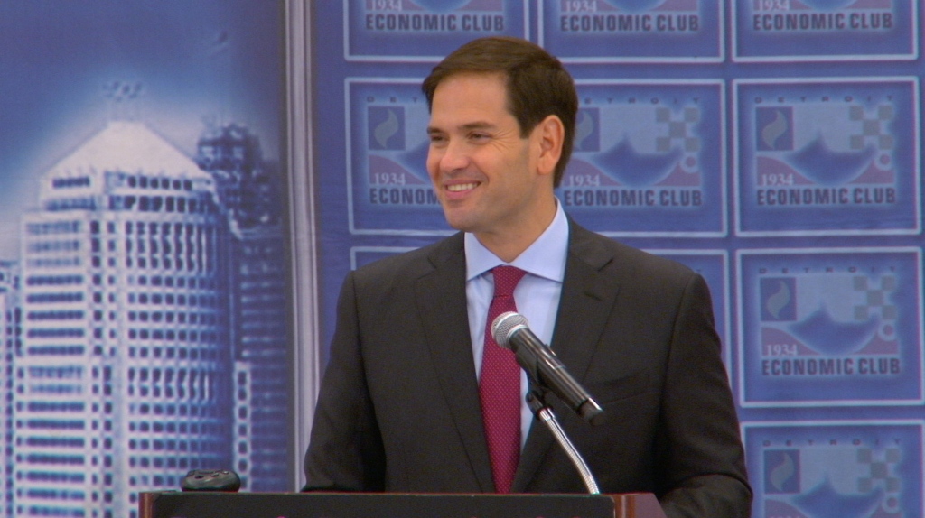 Marco Rubio filmed by Camelot Studios in Detroit